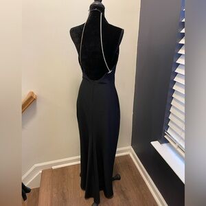 Gunne Sax Vintage Elegant Black Evening Gown